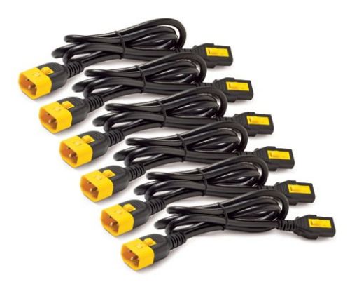 Obrázek APC Power Cord Kit (6 ks), Locking, C13 to C14, 1.8m