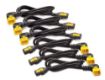 Obrázek APC Power Cord Kit (6 ks), Locking, C13 to C14, (90°), 1.2m