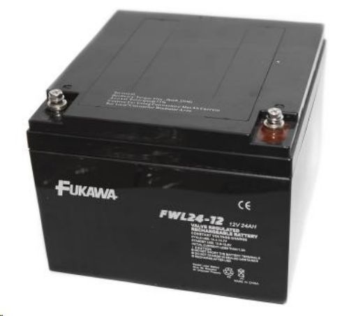 Obrázek Baterie - FUKAWA FWL 24-12 (12V/24 Ah - M5), životnost 10let