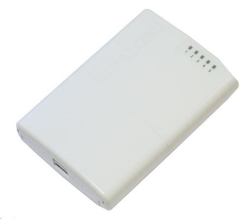 Obrázek MikroTik RouterBOARD PowerBox, 650MHz CPU, 64MB RAM, 5x LAN, PoE IN/OUT, vč. L4 licence