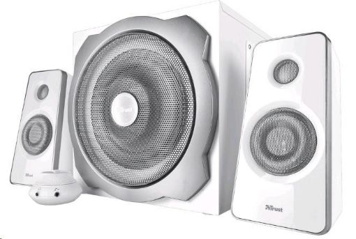 Obrázek TRUST Reproduktory 2.1 Tytan Subwoofer Speaker Set - white, bílá