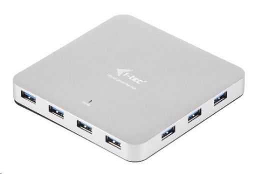 Obrázek iTec USB 3.0 Hub 10-Port Metal s napájecím adaptérem