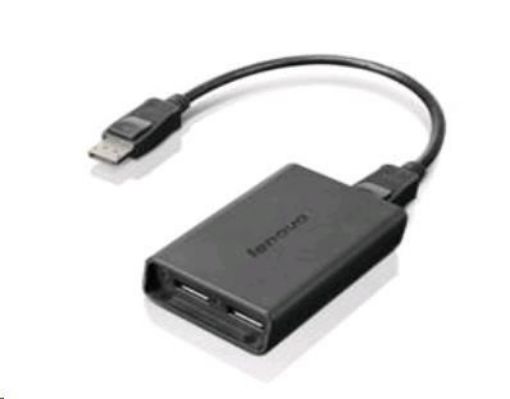 Obrázek LENOVO adaptér DisplayPort to Dual DisplaPort - přenos signálu z DP na Dual DP