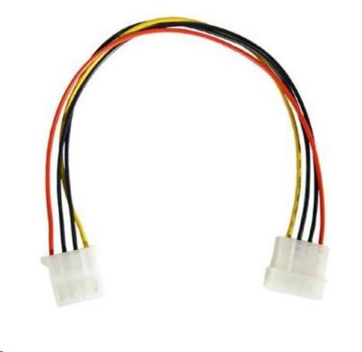 Obrázek PREMIUMCORD Prodlužovací kabel napájecí interní 5,25" molex 37cm