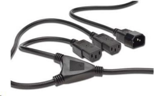 Obrázek PREMIUMCORD Kabel napájecí 230V prodlužovací Y - 1xM/2xF