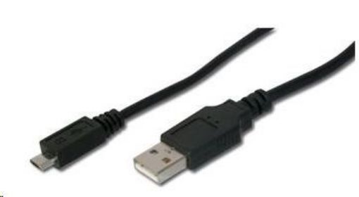 Obrázek PREMIUMCORD Kabel USB 2.0 A - Micro B propojovací 5m (M/M)