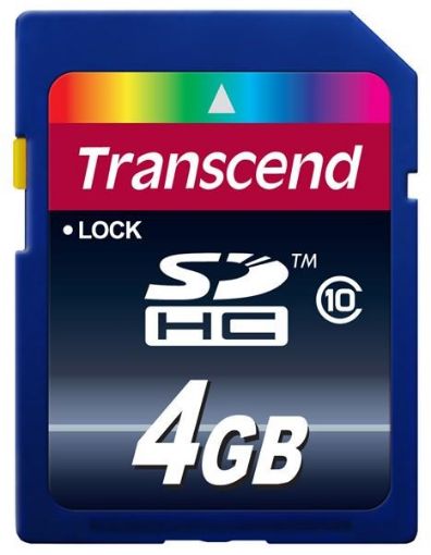 Obrázek TRANSCEND SDHC karta 4GB Premium, Class 10