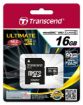 Obrázek TRANSCEND MicroSDHC karta 16GB Ultimate, Class 10 UHS-I 600x, MLC + adaptér