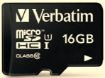 Obrázek VERBATIM MicroSDHC karta 16GB Premium, U1 + SD adaptér