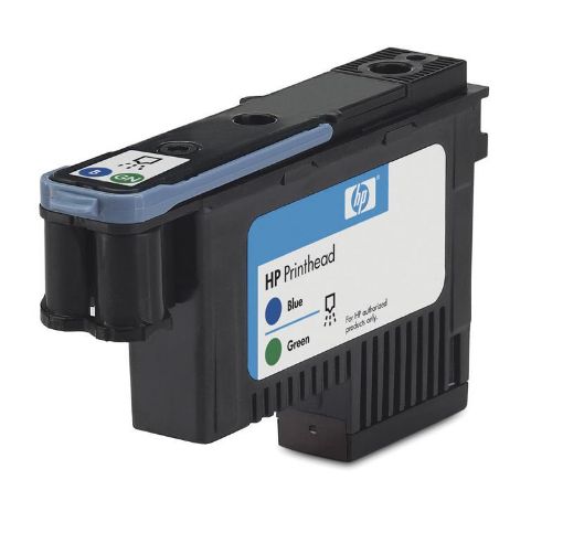 Obrázek HP 70 Blue + Green DJ Printhead, C9408A