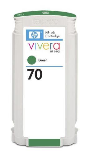 Obrázek HP 70 Green DJ Ink Cart, 130 ml, C9457A