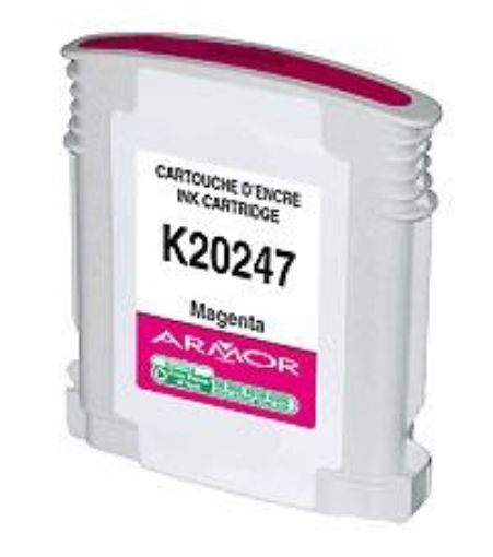 Obrázek ARMOR cartridge pro HP Officejet 9110/9120/9130 magenta / červená (C4837A) 28ml, 2000 stran