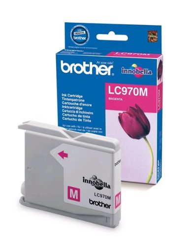 Obrázek BROTHER INK LC-970M magenta (EW*) cca 300