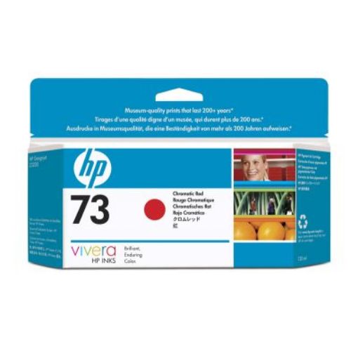 Obrázek HP 73 Red chromatic DJ Ink Cart, 130 ml, CD951A