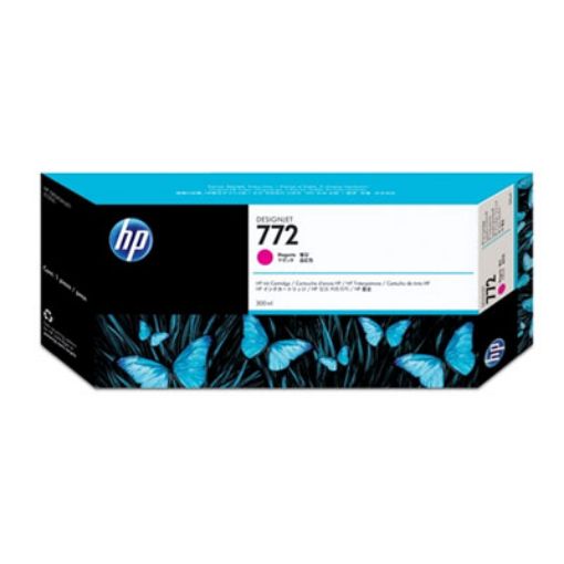 Obrázek HP 772 Magenta DJ Ink Cart, 300 ml, CN629A