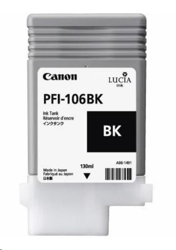 Obrázek Canon Zásobník inkoustu PFI-106, Photo black (PBK)