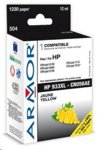 Obrázek ARMOR cartridge pro HP Officejet 6100, 6600, Yellow (CN056AE)