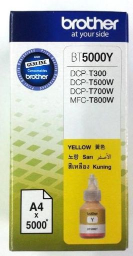 Obrázek BROTHER INK BT-5000Y yellow T300, T310, T500W, T510W, T700W, T710W, T910 cca 5000