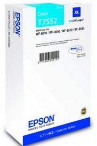 Obrázek EPSON Ink bar WF-8xxx Series Ink Cartridge XL Cyan - 4000str. (39 ml)