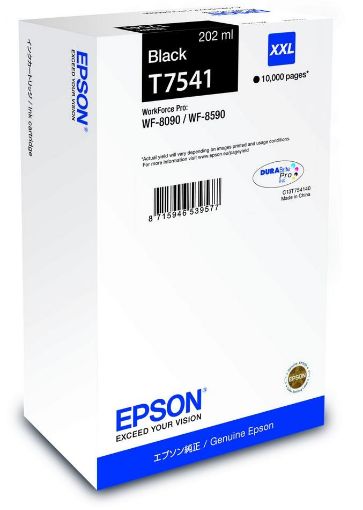 Obrázek EPSON Ink čer WF-8xxx Series Ink Cartridge XXL Black - 10.000str. (202 ml)