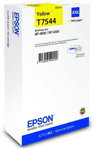 Obrázek EPSON Ink bar WF-8xxx Series Ink Cartridge XXL Yellow - 7000str. (69 ml)