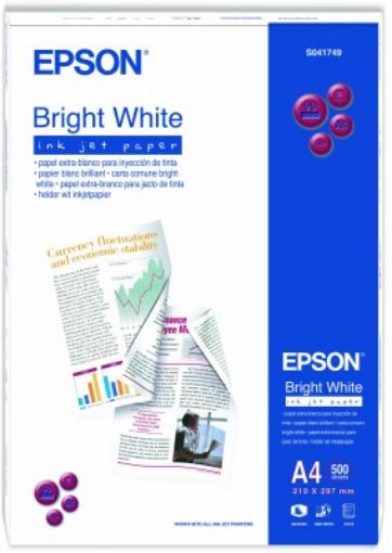 Obrázek EPSON Paper A4 Bright White InkJet 90g/m2 (500 sheets)