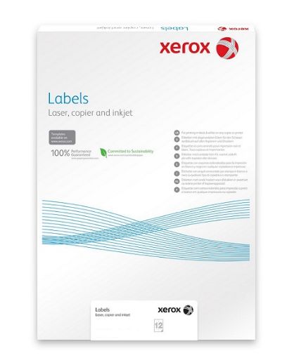 Obrázek Plastový samolepicí materiál Xerox PNT Label - Matt White (236g/250 listů, SRA3)