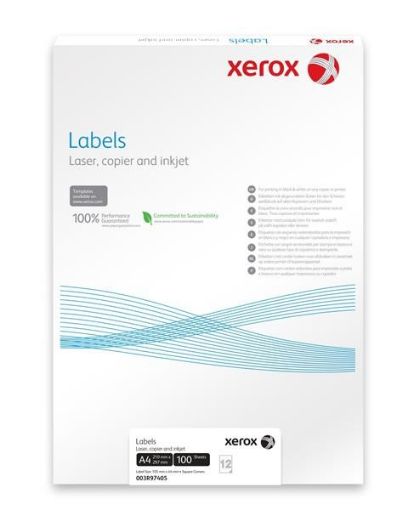 Obrázek Xerox Papír štítky - barevný digitální tisk - Colotech Label A4 (100 listů, A4)
