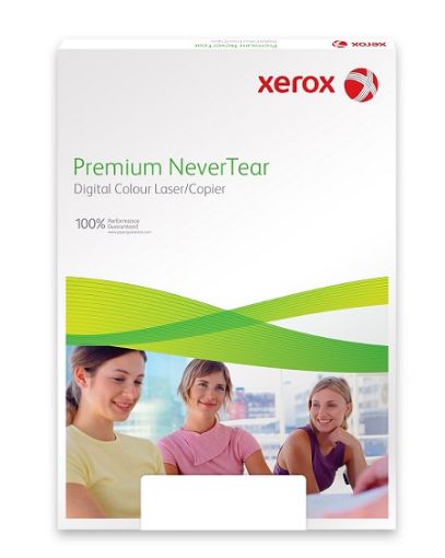 Obrázek Xerox Papír Premium Never Tear PNT Quick Menu 195 A4 horizontal (258g/100 listů, A4)