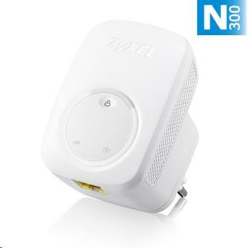 Obrázek Zyxel WRE2206 Wireless N300 Range Extender, 1x 10/100 RJ45, repeater přímo do zásuvky