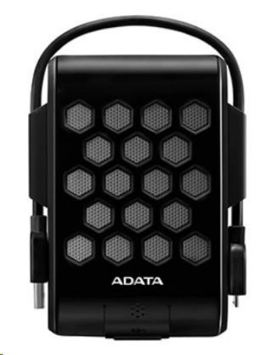 Obrázek ADATA Externí HDD 2TB 2,5" USB 3.1, DashDrive™ Durable HD720, G-sensor, černý, (gumový, vodě/nárazu odolný)