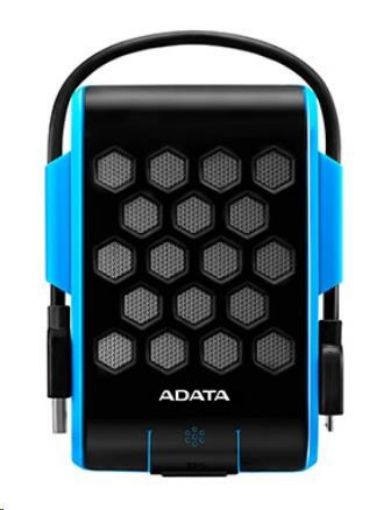 Obrázek ADATA Externí HDD 2TB 2,5" USB 3.1, DashDrive™ Durable HD720, G-sensor, modrý, (gumový, vodě/nárazu odolný)