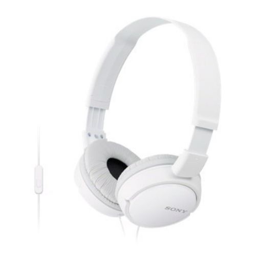 Obrázek SONY stereo sluchátka MDR-ZX110AP, bílá