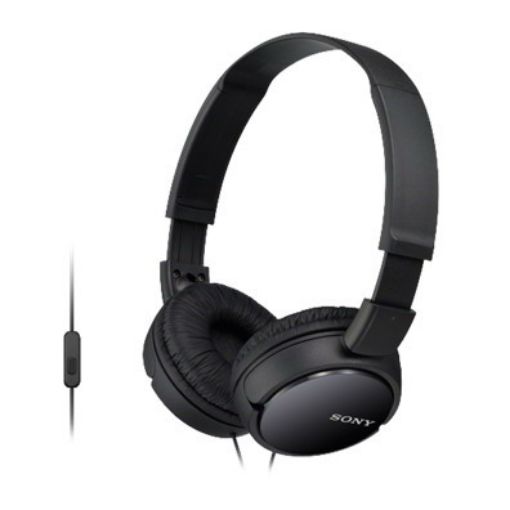 Obrázek SONY stereo sluchátka MDR-ZX110AP, černá