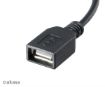 Obrázek AKASA - USB kabel OTG - mikro USBna USB - 15 cm