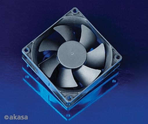 Obrázek přídavný ventilátor Akasa 80x80x25 black OEM