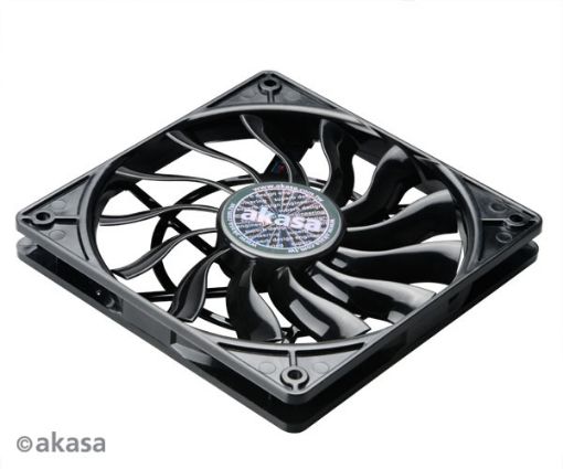 Obrázek ventilátor Akasa - 12 cm slim