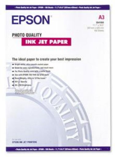 Obrázek EPSON A3,Photo Quality Inkjet Paper (100listů)