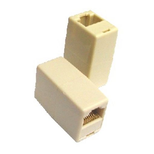 Obrázek Spojka 2 x RJ45 plast UTP Cat5e