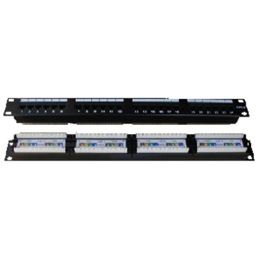 Obrázek Patch panel 24p. CAT6 1U,4x6 LSA, UTP, 19"