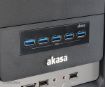 Obrázek AKASA USB hub USB 3.0 (5x) InterConnect Pro 5S