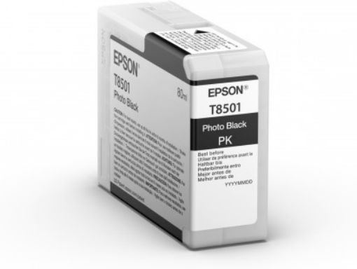 Obrázek Epson Singlepack Photo Black T850100 UltraChrome HD ink 80ml