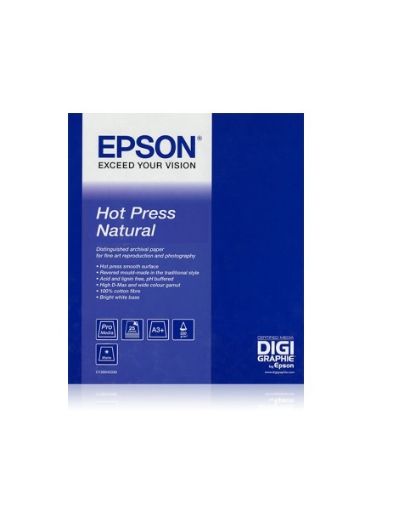 Obrázek EPSON Hot Press Natural Paper, A3+ (25 sheets)