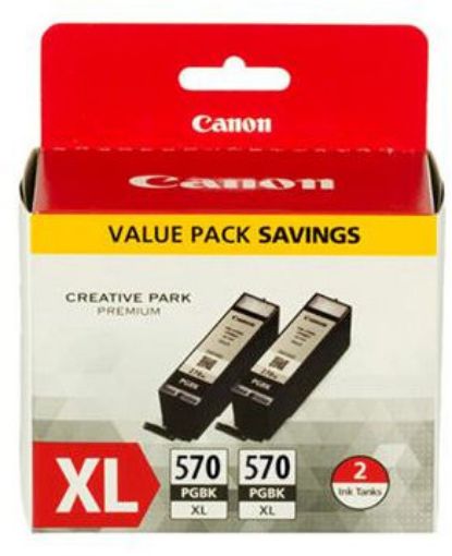 Obrázek Canon PGI-570XL PGBK, 2-pack černý velký