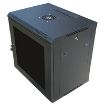 Obrázek Datacom 19" rozvaděč 12U/450 mm (sklo) černý