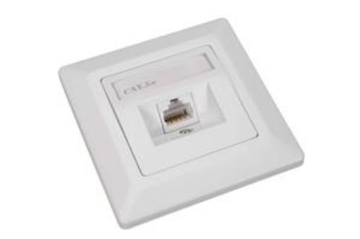 Obrázek Zásuvka Solarix CAT5E UTP 1 x RJ45 pod omítku bílá
