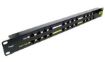 Obrázek POE pasiv. Patch panel 19" UTP cat.5 12p 1U Black