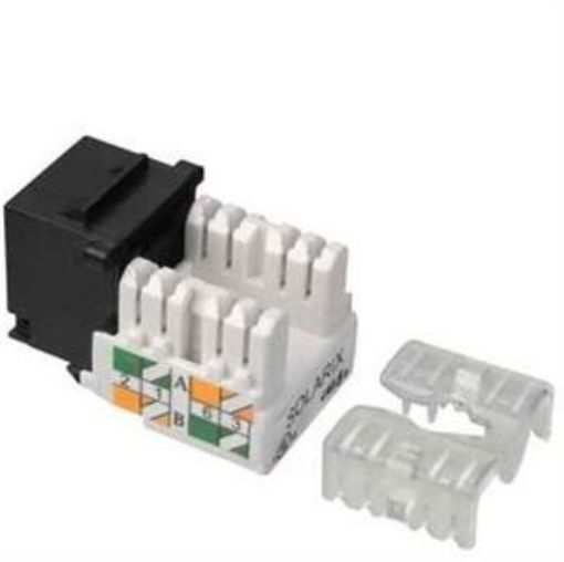 Obrázek Keystone Solarix CAT5E UTP RJ45 černý svorkovnice