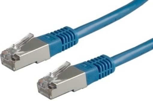 Obrázek Patchkabel S/FTP,Cat6,2xRJ45, 0,5m modrý