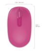 Obrázek Microsoft Wireless Mobile Mouse 1850, Magenta Pink